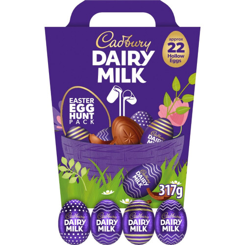 Cadbury Cadbury Dairy Milk Chocolate Easter Egg Hunt Pack, Includes 1