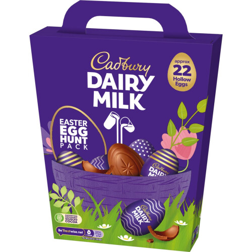 Cadbury Cadbury Dairy Milk Chocolate Easter Egg Hunt Pack, Includes 2