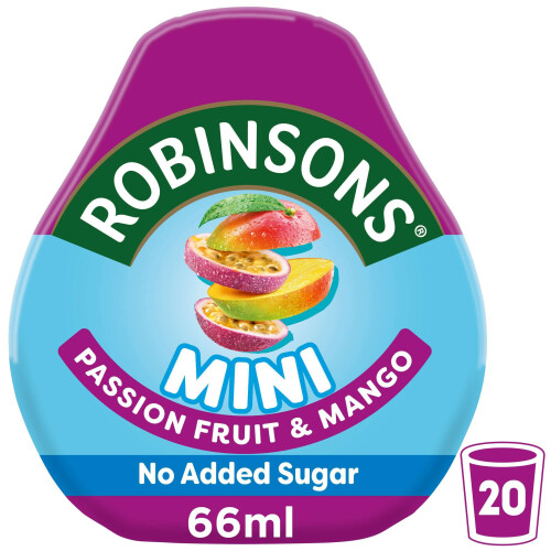Robinsons Mini Passionfruit and Mango Concentrate, 66 ml 1