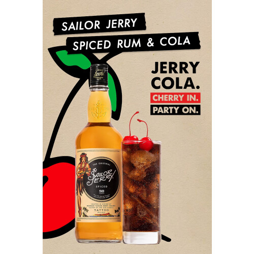 The Original Sailor Jerry Spiced Rum, 70cl (Pack 2) 2
