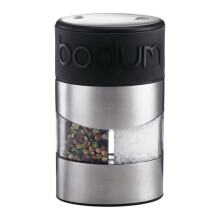 Combined Salt and Pepper Mill - BODUM - Twin - Manual - Stainless Steel / Black