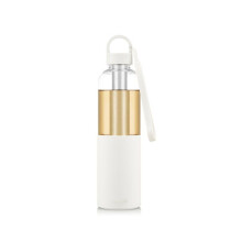 Tritan Water Bottle - BODUM - Melior - 1.2 L - Stainless Steel Infuser Filter - Silicone Strap - White