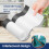 Teivio 20 Liter Bin Liners w/ Tie Tap, 54 Counts Drawstring Pedal Bin 3