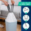 Teivio 20 Liter Bin Liners w/ Tie Tap, 54 Counts Drawstring Pedal Bin 4