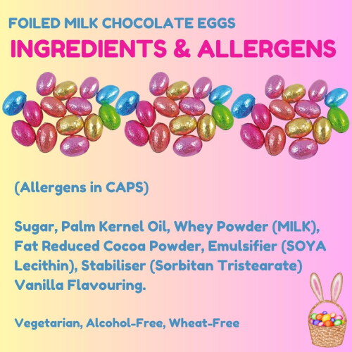 Foiled Milk Chocolate Mini Eggs 1