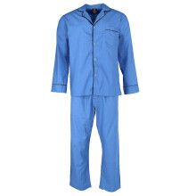 Hanes Men's Broadcloth Long Sleeve Pyjama Set