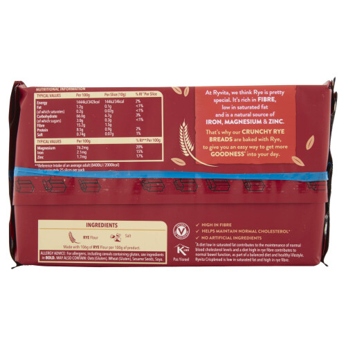Ryvita Crispbread Dark Rye, 250g (Pack 1) 1