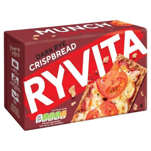 Ryvita Crispbread Dark Rye, 250g (Pack 1) 2