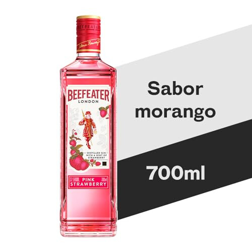 Beefeater Pink Strawberry Flavoured Gin, 70 cl (Pack 3) 1