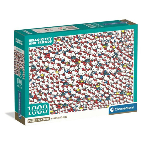 Clementoni Hello Kitty 1000 brikkers puslespil