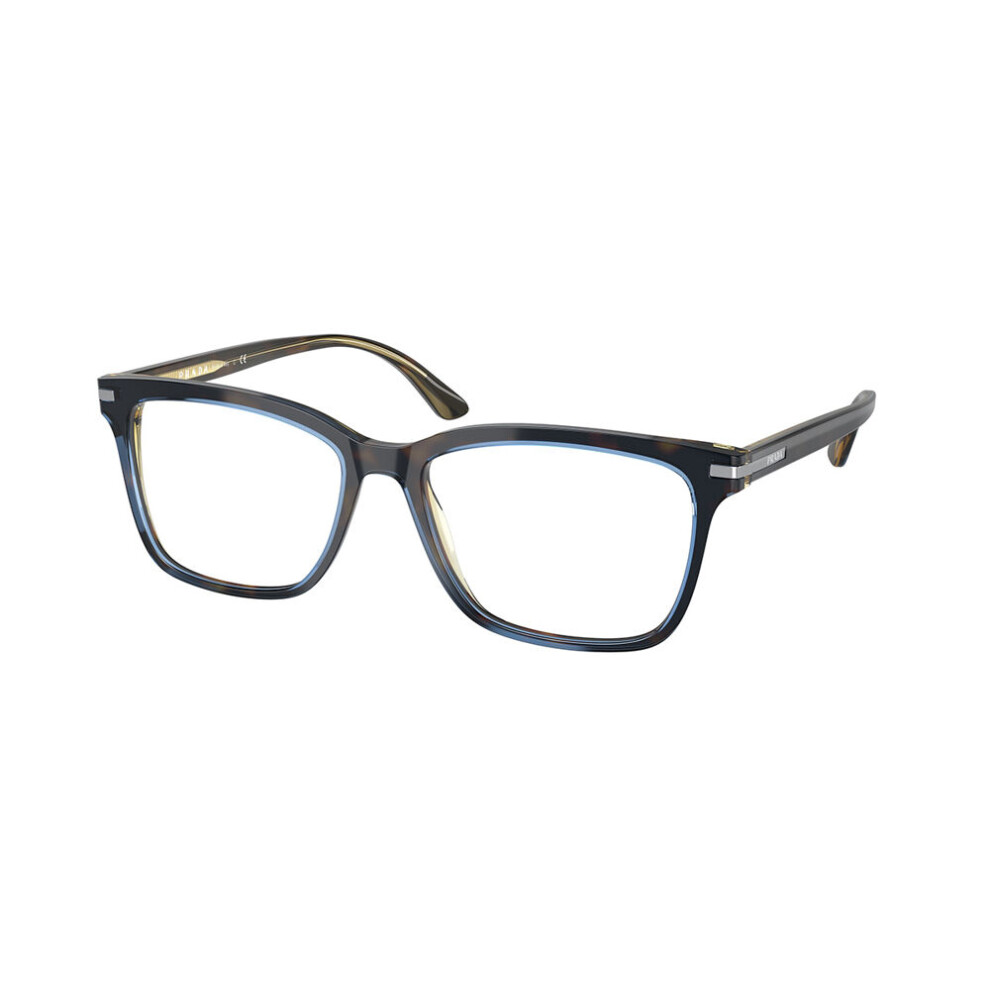 Prada Men's Blue Pr 14Wv Zxh1o1 Man Optical Frames Acetate Squared Normal - Image 2