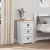 VidaXL vidaXL Bedside Table Corona White 45 x 35 x 64 cm Solid Pine Wood 5