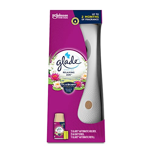 Glade Glade Automatic Air Freshener Holder & Refill, Long 1