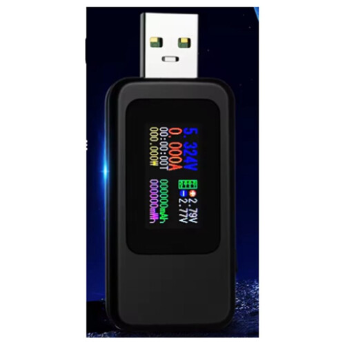 2X 10 in 1 USB Tester  Digital Voltmeter Amperimetro Current Voltage Meter Amp Volt Ammeter Detector Indicator 2