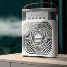 Household 3 in 1 Air Conditioner Fan with Humidifier and Night Light