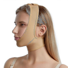 Size S Post Surgery Compression Head Wrap for Face Lift Neck Oral Surgery Recovery