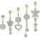 Belly Piercing Jewelry Dangle Navel Ring 1