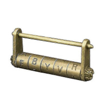 Letter Combination Padlock Antique Bronze Retro for Suitcase Box