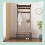 Entryway Iron Coat Bench Set (2-Piece) - Iron Coat Rack with Shoe Bench & Fabric Storage Box 4