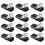 200PC 2Pin Way Plug Wire Cable Snap Connectors Electric Wire Double-Wire Plug-in Connector with Locking Buckle 3