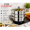 4PC Stainless Steel 3 Tier Steamer Pot Set 25cm 7