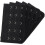 Black 5 Rows Hook and Eye Tape Extension Bra Strap Extender 5 Pcs for Women 4