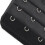 Black 5 Rows Hook and Eye Tape Extension Bra Strap Extender 5 Pcs for Women 8