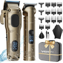 VGRPRO Hair Clippers Men Professional, Mens Clippers and Trimmers Set, USB Rechargeable Cordless Hair Clippers for Hair Cutting