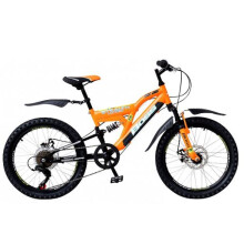 Boss Stealth Orange MTB 20 inch frame