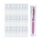 100Pcs Clear Acrylic Pencil Case, Reusable Pen Gift Box Empty Plastic Pen Storage Container Pencil Packaging Box Set 2