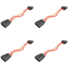4X Car HID Xenon Headlight 10 to 14 Pin Connector Adapter for 1J0973835 1J0973737 Car Accessories