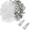 400PCS Male/Female Spade Crimp Terminals Electrical Insulating Sleeve Wire Wrap Connector, 4.8MM 2