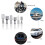 400PCS Male/Female Spade Crimp Terminals Electrical Insulating Sleeve Wire Wrap Connector, 4.8MM 3