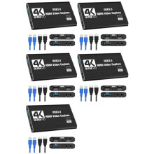 5X Video Capture Card, Capture Card for , 4K 1080P 60FPS for Streaming Video Recording for PS4/DSLR/Camera