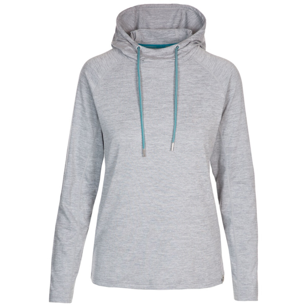Trespass (M, Platinum Marl) Womens Active Hoodie - Hattie