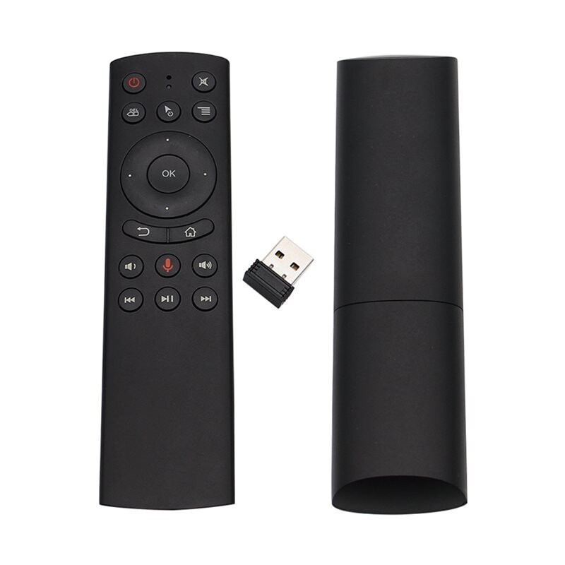 Gyroscope For Computer 2X G20S Air Mouse Gyro 2.4G Wireless Voice Remote Control IR Learning ...