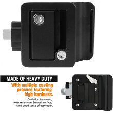 4X RV Travel Trailer Entry Door Lock, Door with Paddle Deadbolt, RV Handle