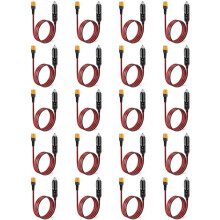 20X Cigarette Lighter to XT60 12V 24V Charging Cable for ALLPOWERS S2000 Bluetti EB55, 757/767 Delta Series
