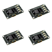 4pcs 0.96-Inch OLED Display Screen White 12864 Screen Module with Matrix 4 Key Interfaces Keyboard IIC SSD1315 White