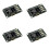 4X Tela OLED de 0,96 Polegadas, Módulo de Tela 12864 Branco com Matriz, 4 Interfaces de Teclas, Teclado IIC SSD1315 Branco 1
