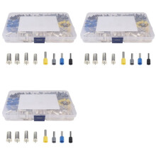 1170Pcs AWG (2 4 6 8 10 12 14 16) Wire Ferrules Kits Crimp Terminal Connector Sleeves Crimping Tool