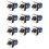 10X 660V 20A 6 Terminals 4 Positions Rotary Cam Changeover 1