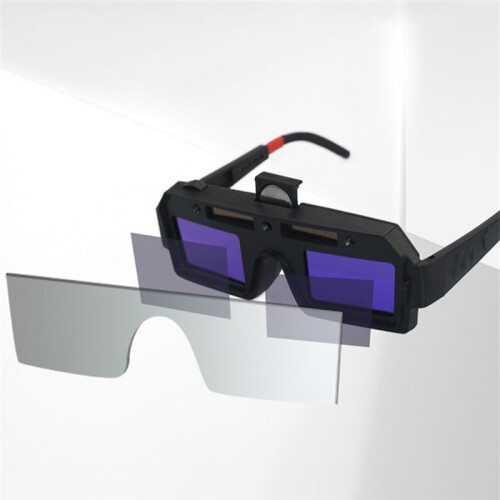 Auto-Dimming Welding Goggles with Replaceable Lithium Battery Welding Glasses for TIG MIG Arc Plasma Cutting B