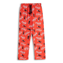 (X-Large) Coca Cola Lounge Pants (Mens Red)
