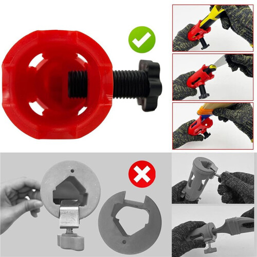 6X Multi-Angle Paint Brush Extender, Extension Pole Attachment Holder for Paint Brush,Roller, Secure Handle Grip