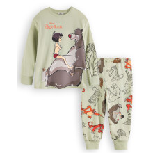 (3-4 Years) Disney The Jungle Book Long Sleeve Long Leg Pyjama Set (Boys Green)