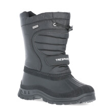 (3, Black) Trespass Kids Waterproof Snow Boots Dodo