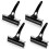 4 Pcs Rubber Roller Black Rubber Brayer Rollers Ink Roller for Gluing Printing Inking Block Paper Crafting Press 1