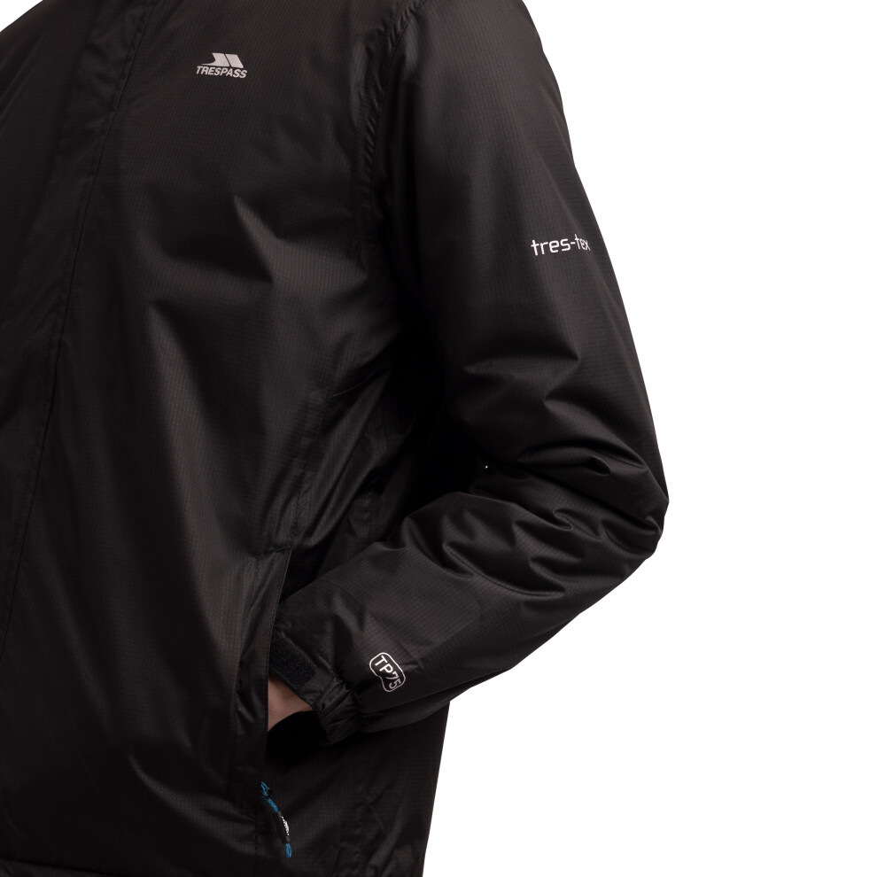 Trespass (Xxl, Black) Mens Padded Jacket With Hood Farmcott