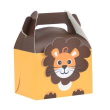 40 Stück Tier Partytüten, Geschenk Tüten Aus Papier, Kleine Papier Tüten für Kinder Party, 4 Designs Dschungel Themen Geburtstag Feier